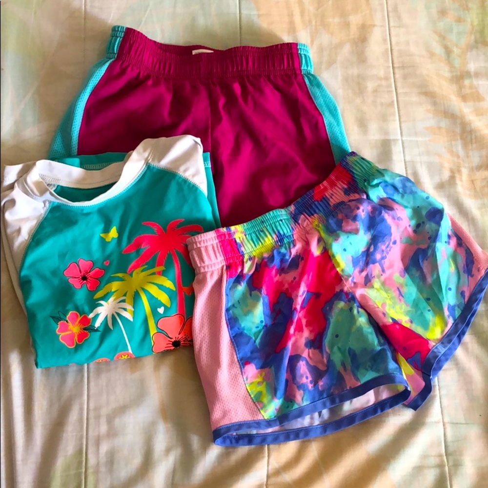 🔥Danskin BUNDLE Girl Shorts with A Shirt (XS-S)